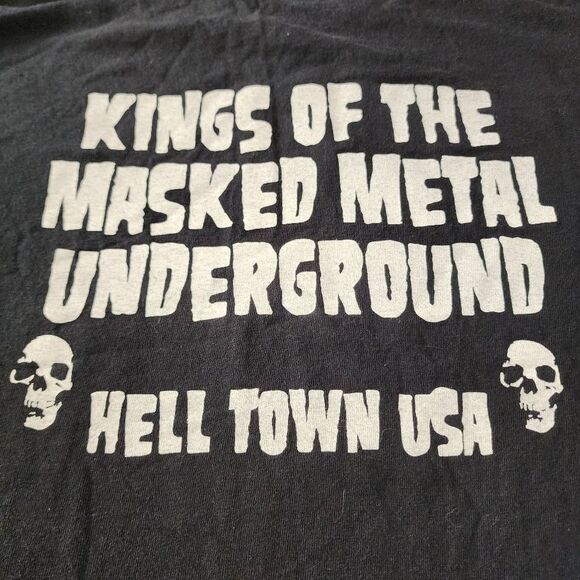 Gildan Seven Days Lost Black Tshirt With Graphics Size Small - Picture 6 of 6